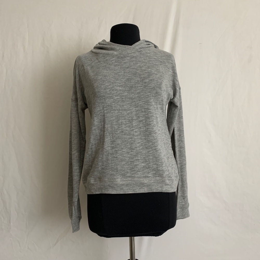NEW Grey Burney Knit Hoodie by IO